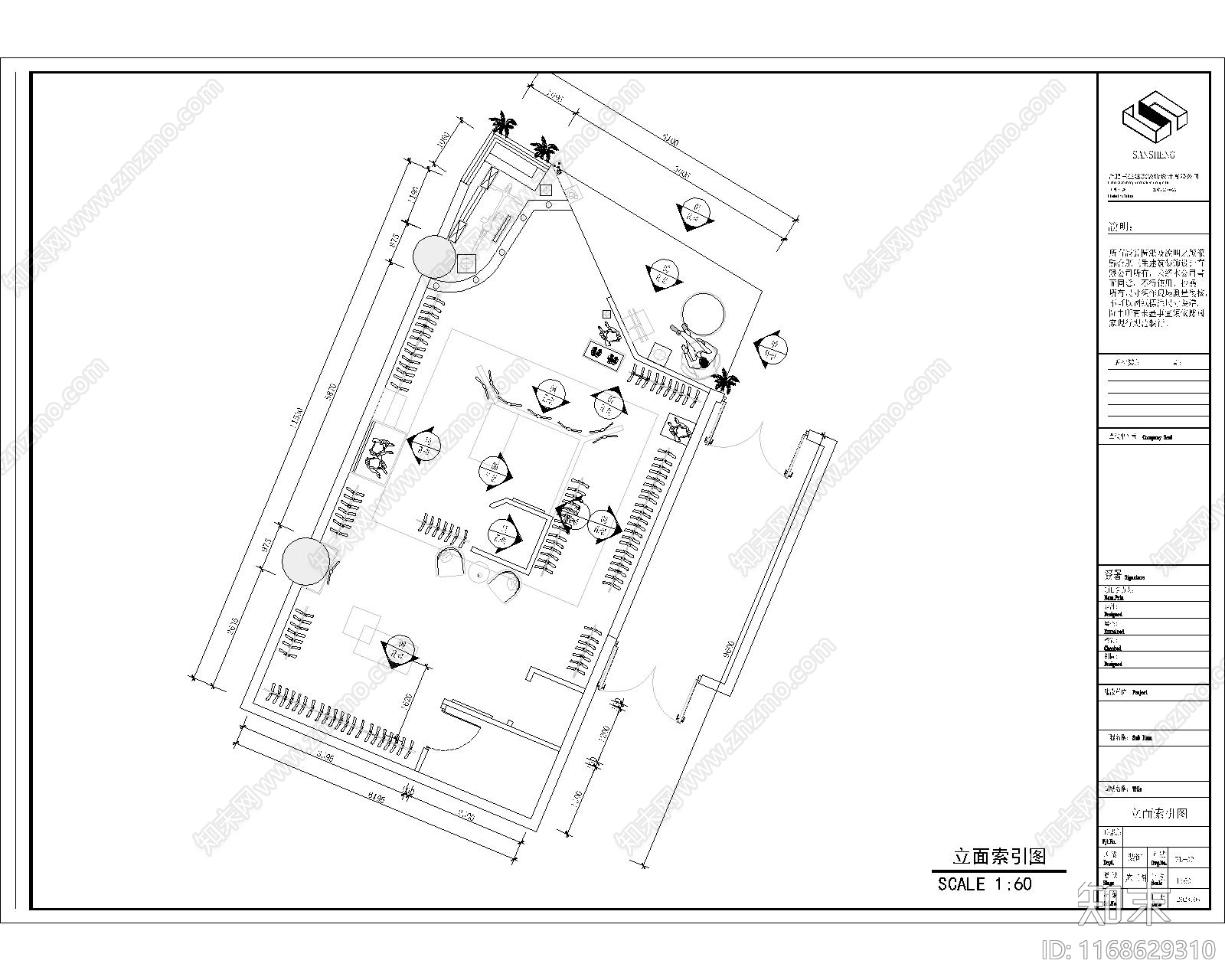 现代其他商业建筑cad施工图下载【ID:1168629310】