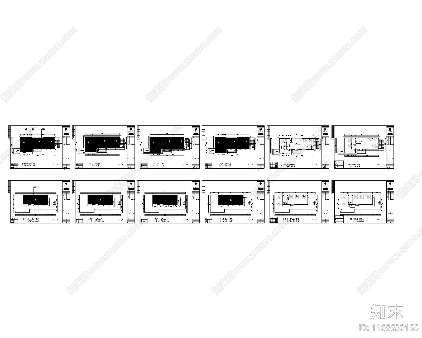 现代其他商业建筑cad施工图下载【ID:1168630155】