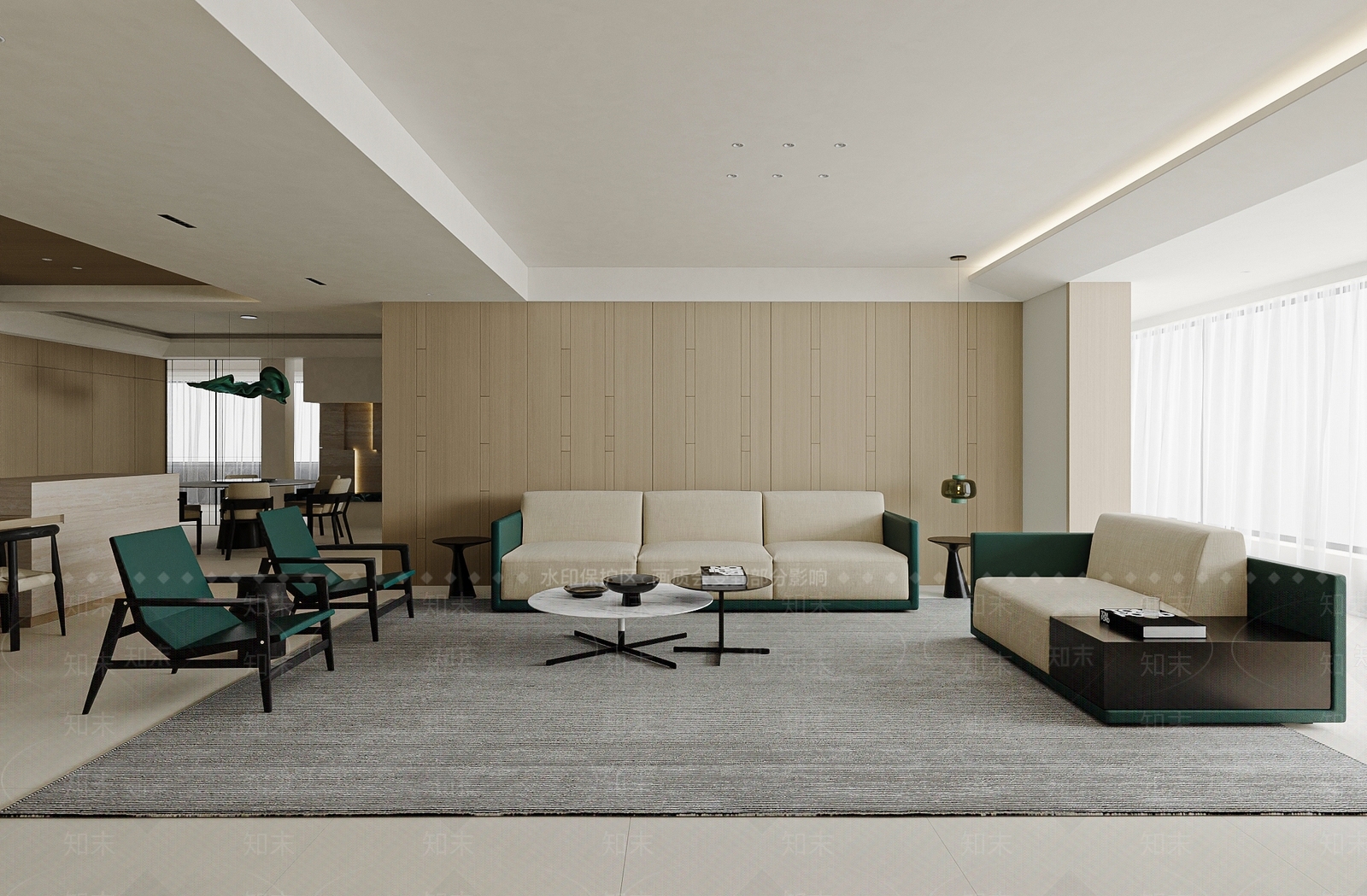 现代咖啡厅3D模型下载【ID:1214696169】