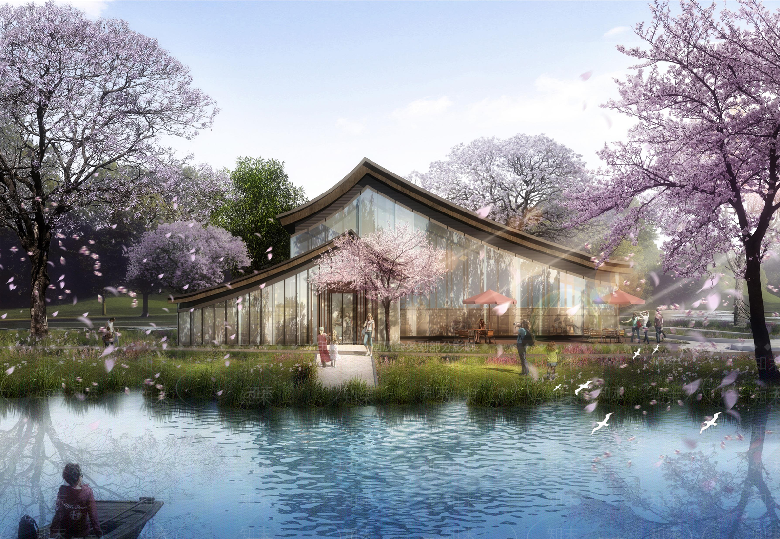 现代新中式驿站SU模型下载【ID:1168650504】