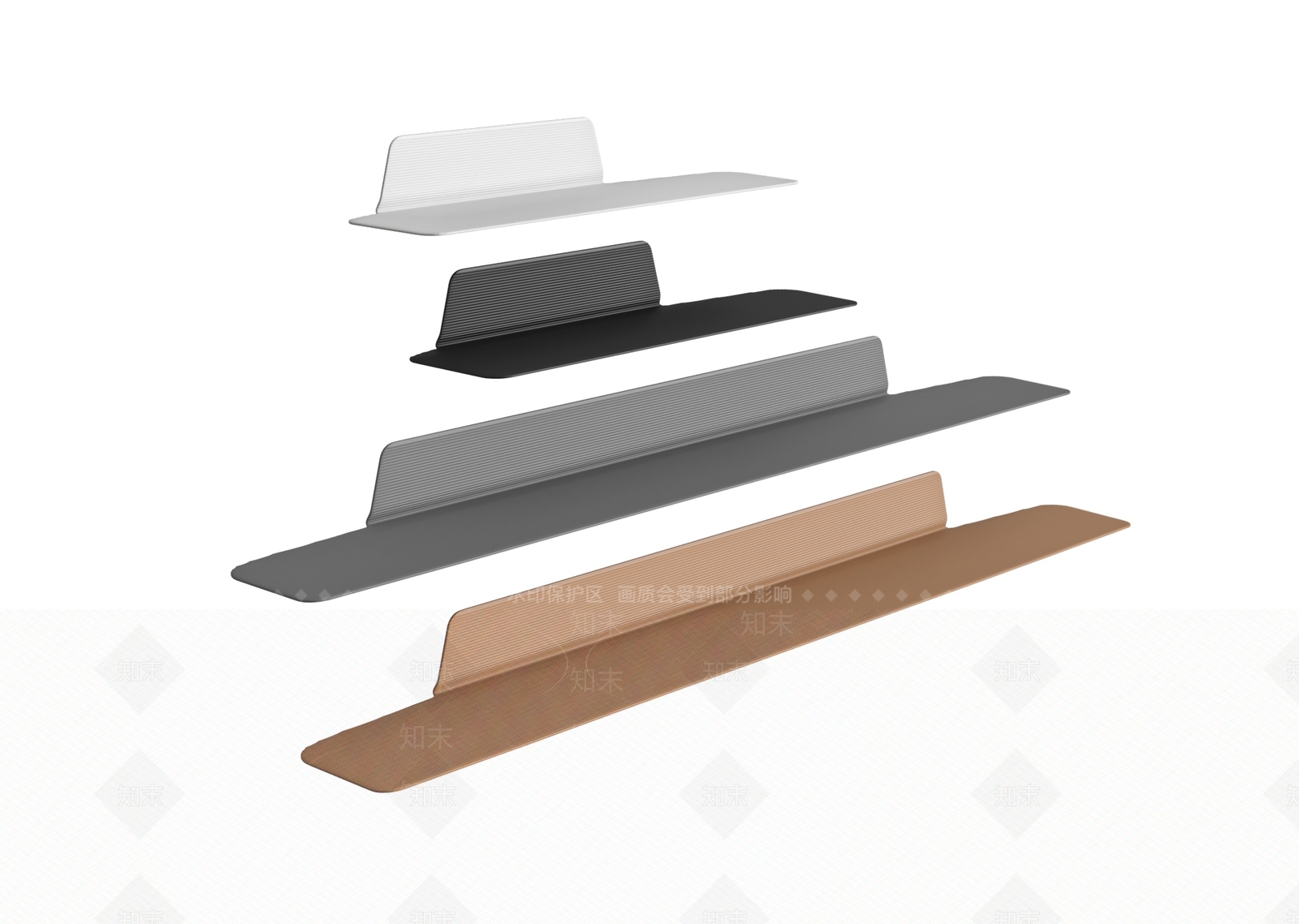现代轻奢书架3D模型下载【ID:1168657769】