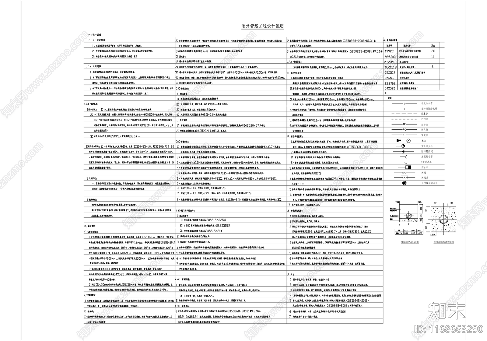 给排水图cad施工图下载【ID:1168663290】