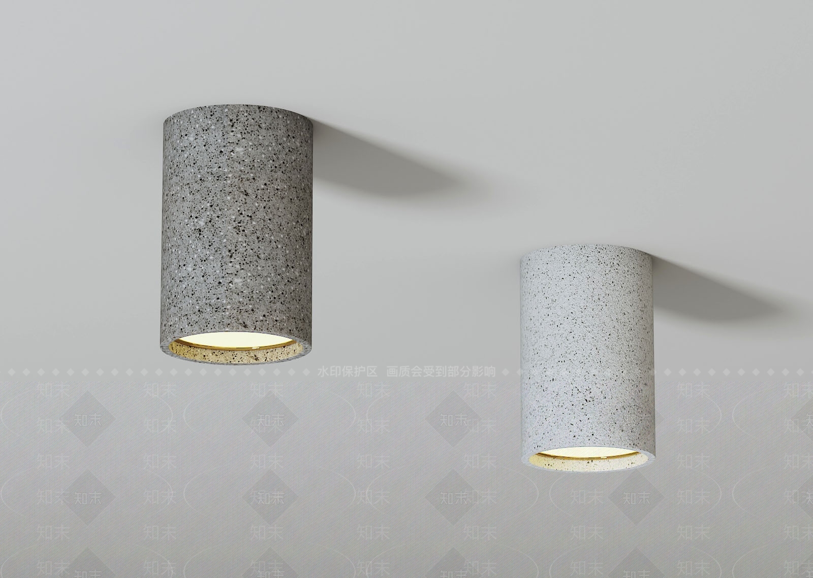 侘寂筒灯3D模型下载【ID:1168665016】