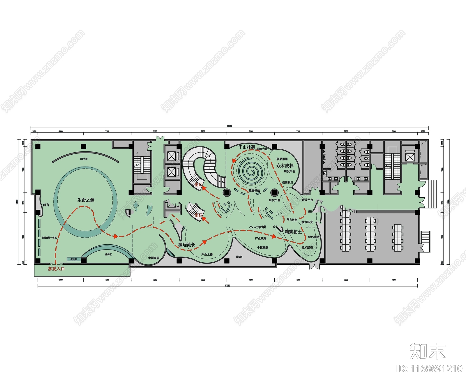 现代其他文化空间cad施工图下载【ID:1168691210】