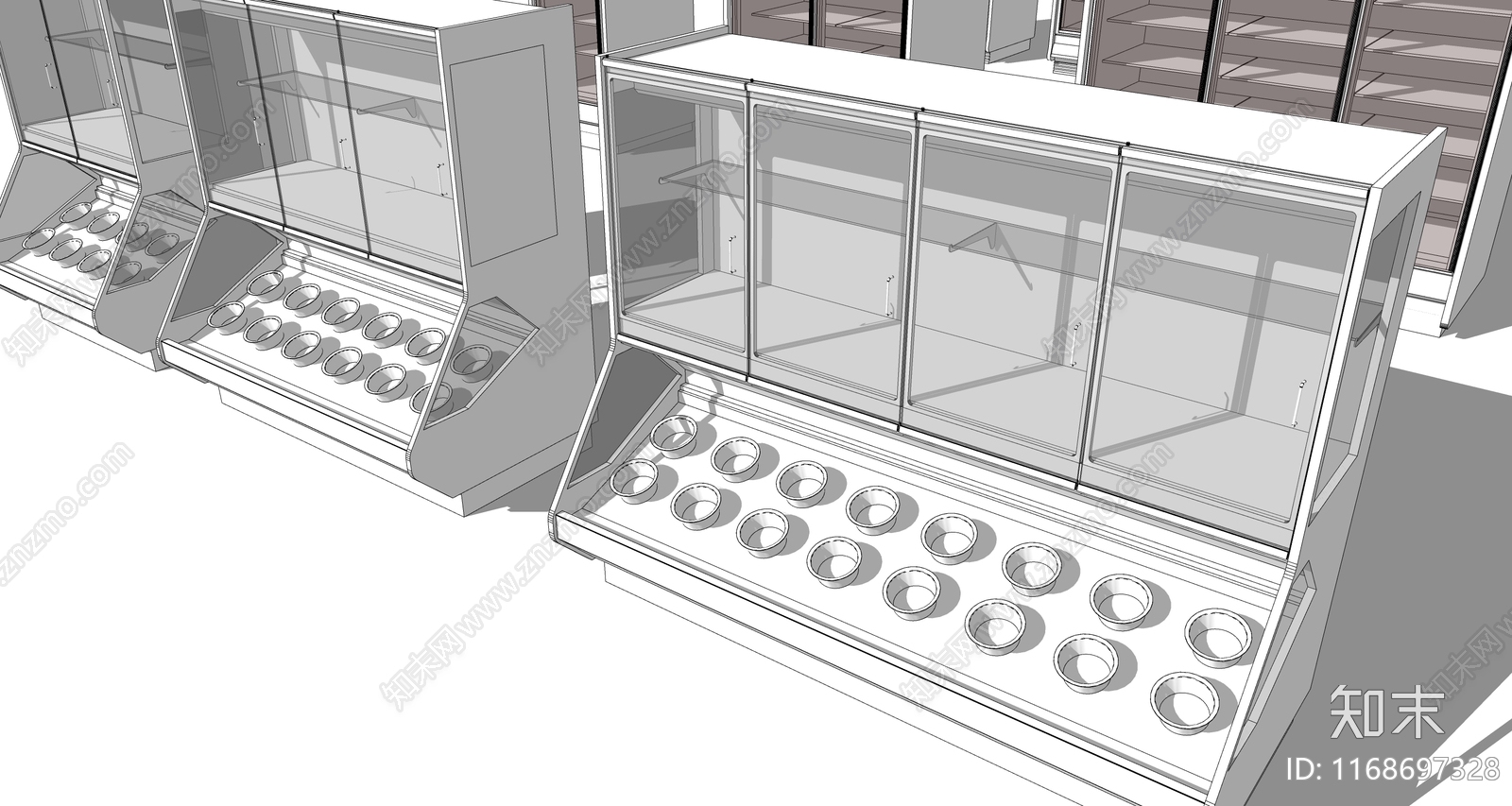 冰箱SU模型下载【ID:1168697328】