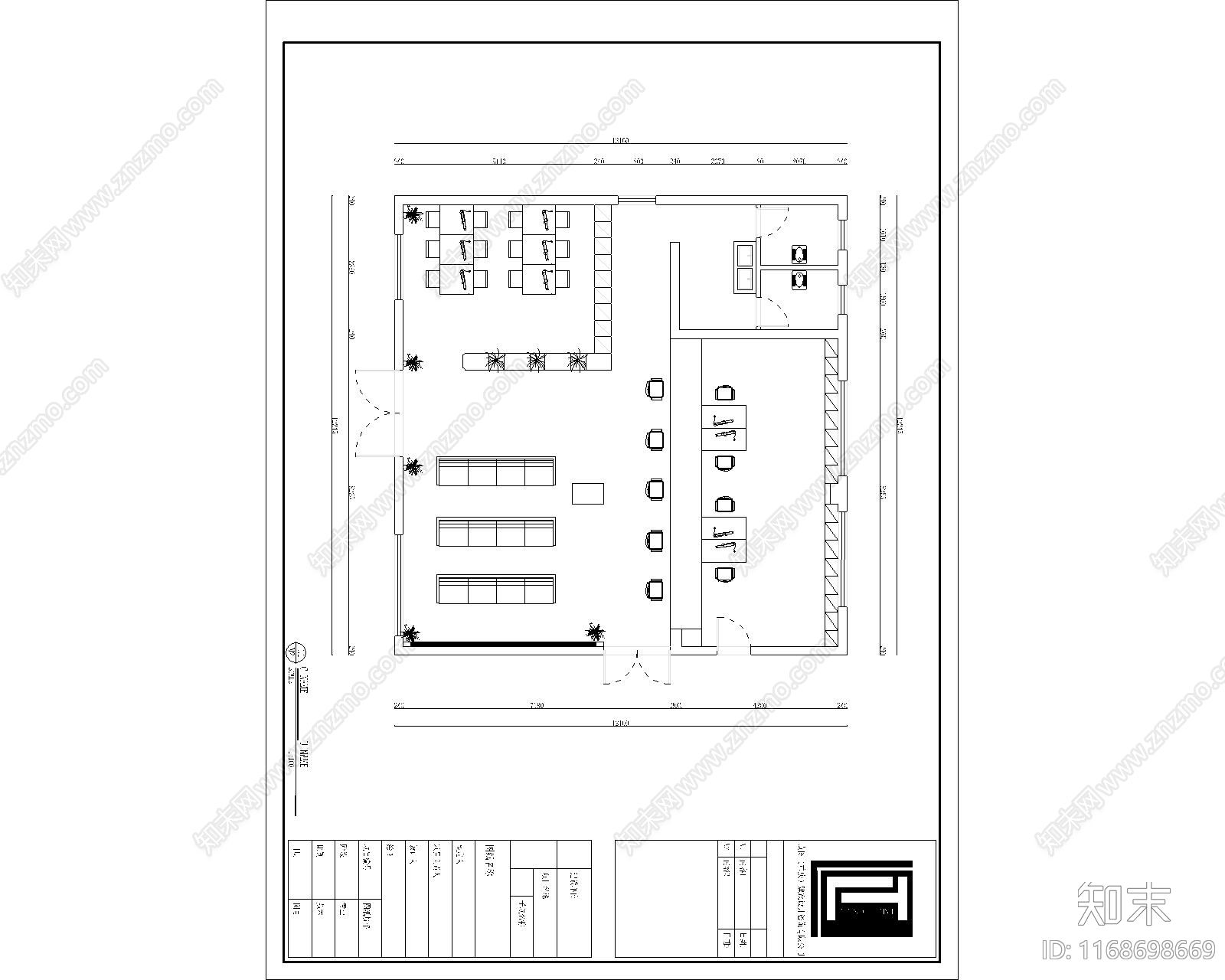 新中式其他商业建筑cad施工图下载【ID:1168698669】