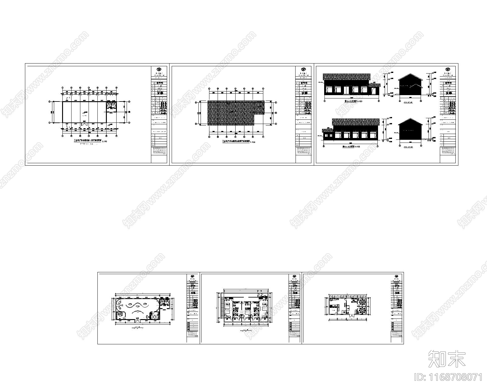 现代住宅楼建筑cad施工图下载【ID:1168708071】