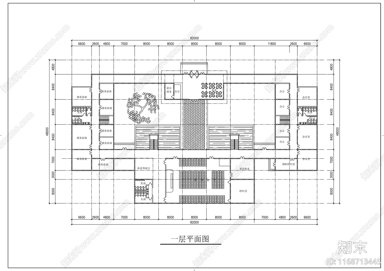 现代新中式其他商业建筑施工图下载【ID:1168713445】