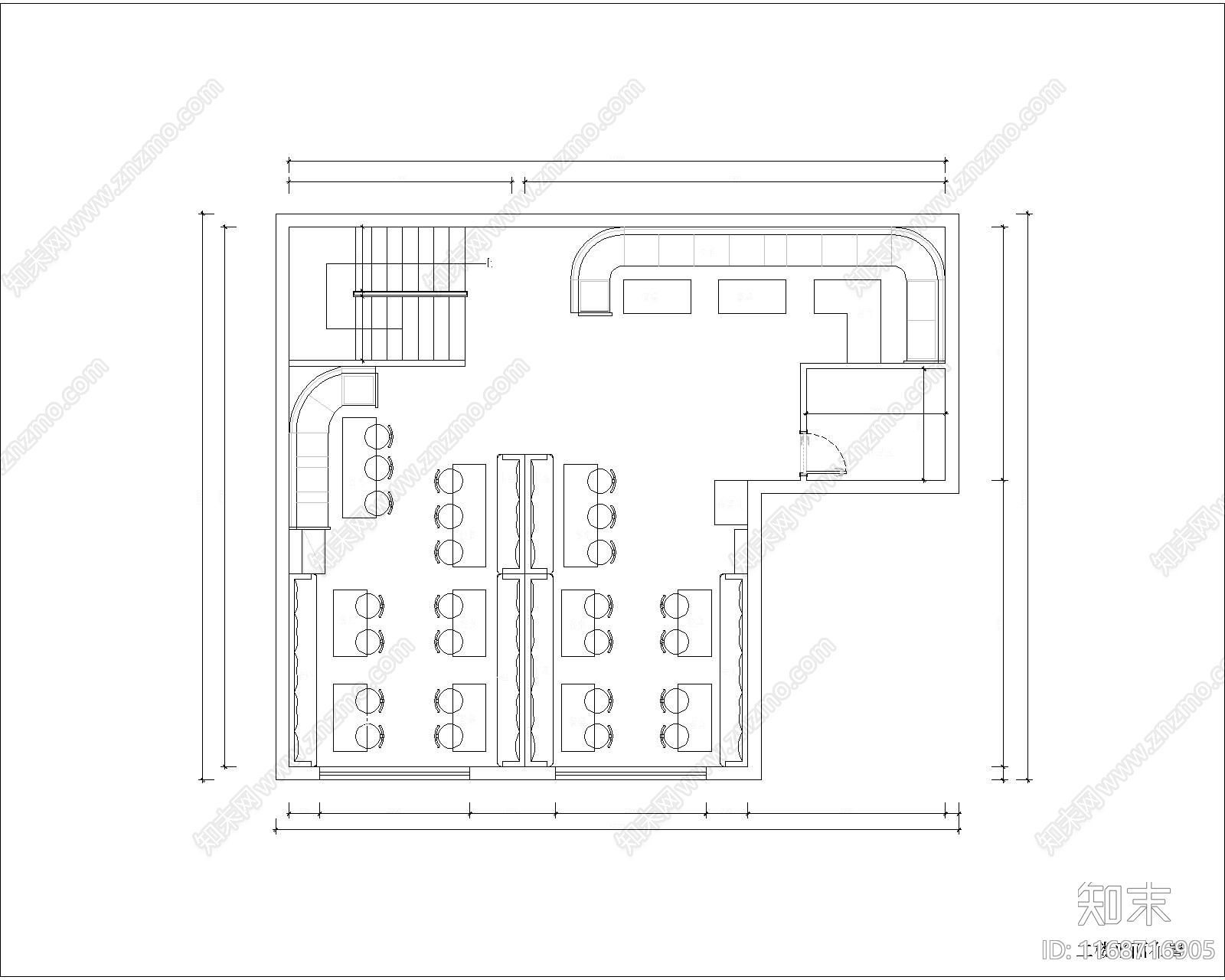 现代其他商业建筑cad施工图下载【ID:1168716905】