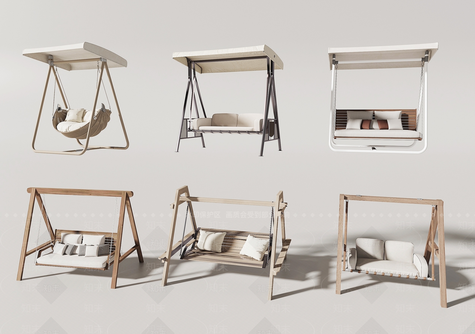 现代吊椅SU模型下载【ID:1168718046】