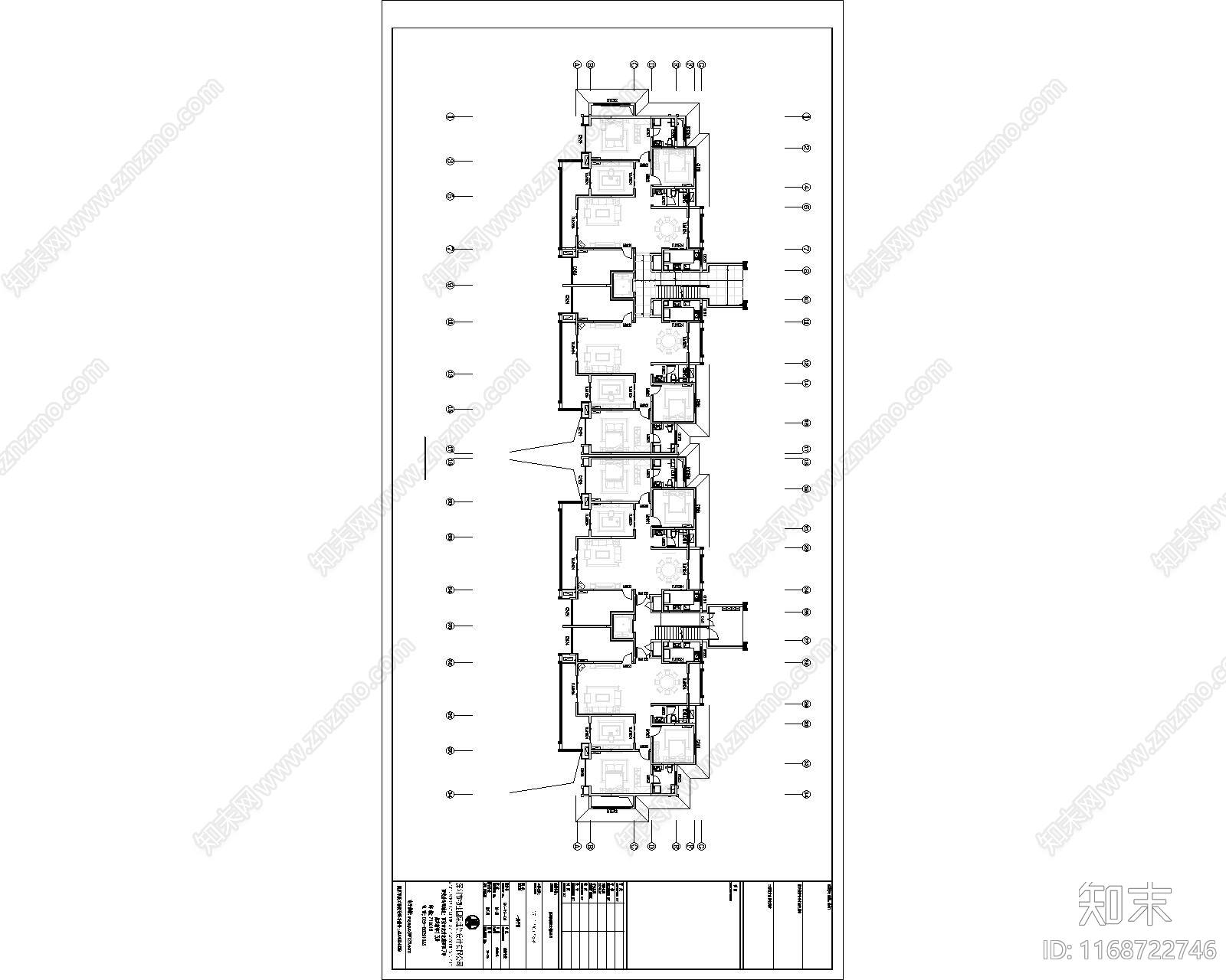 现代办公楼建筑cad施工图下载【ID:1168722746】