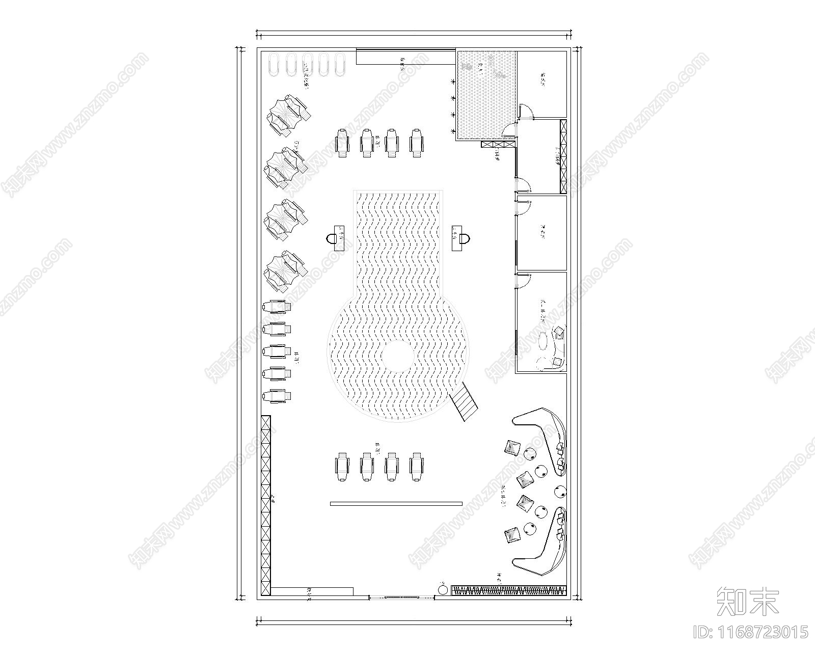 现代其他商业建筑cad施工图下载【ID:1168723015】
