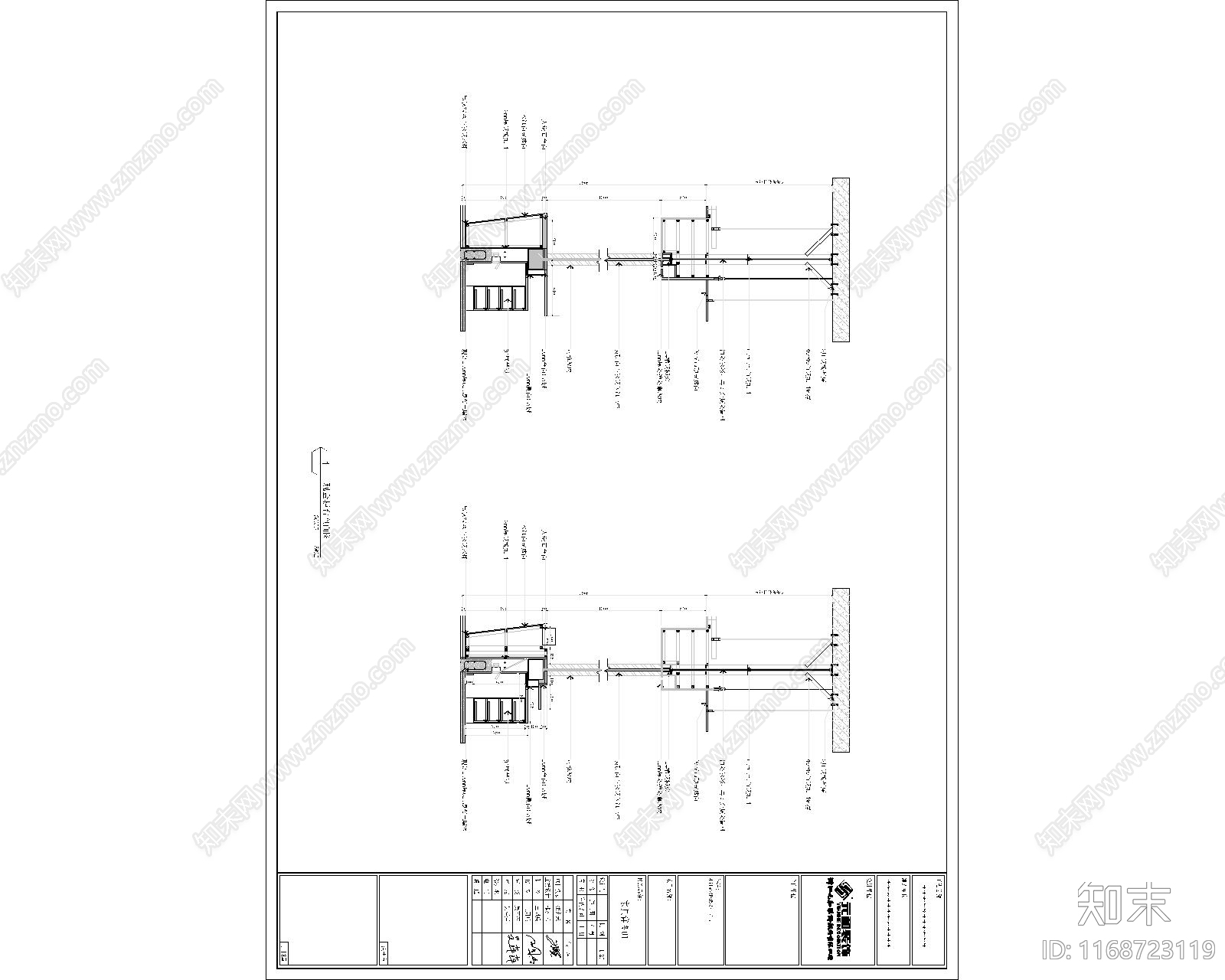 现代住宅楼建筑cad施工图下载【ID:1168723119】