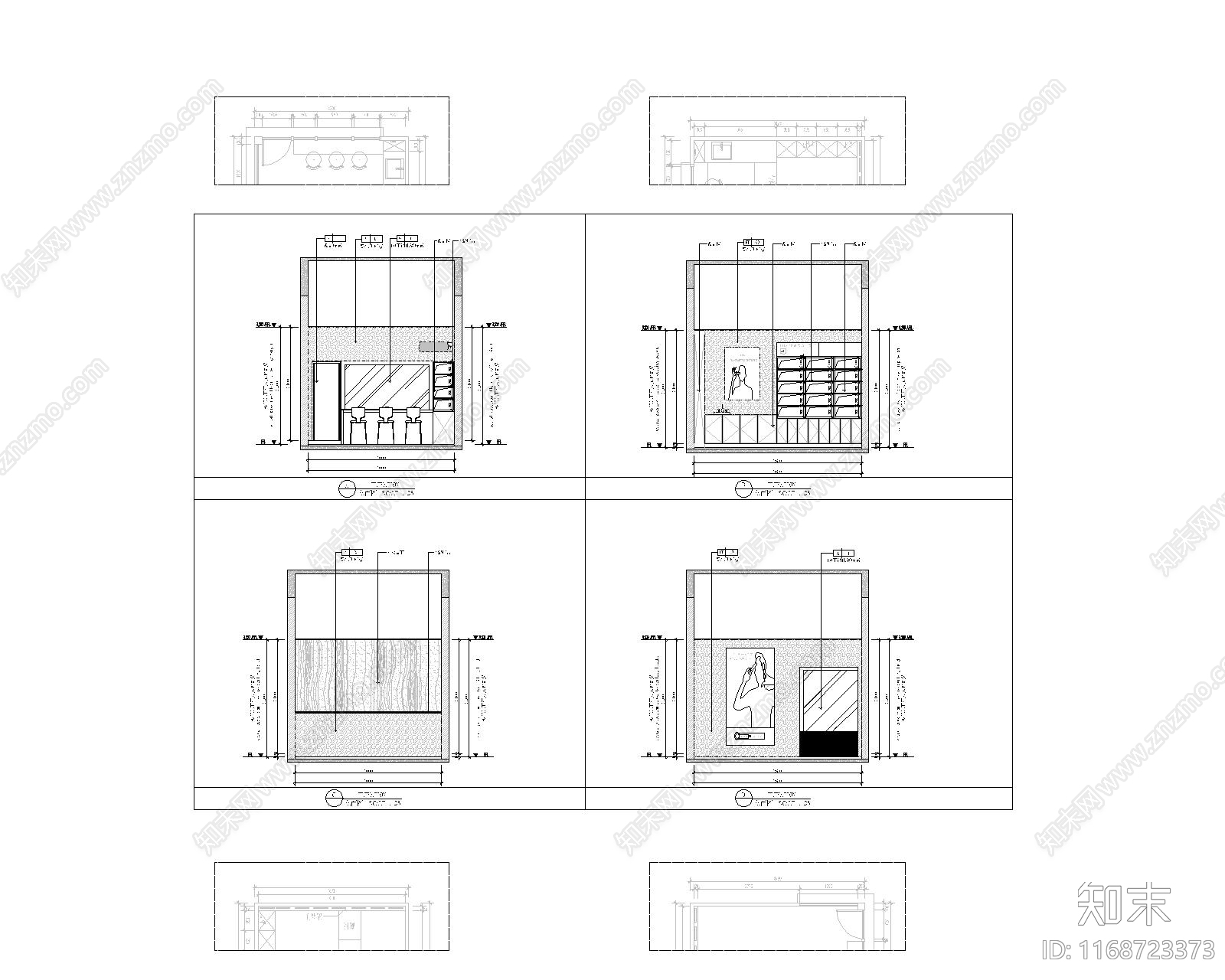 现代住宅楼建筑cad施工图下载【ID:1168723373】