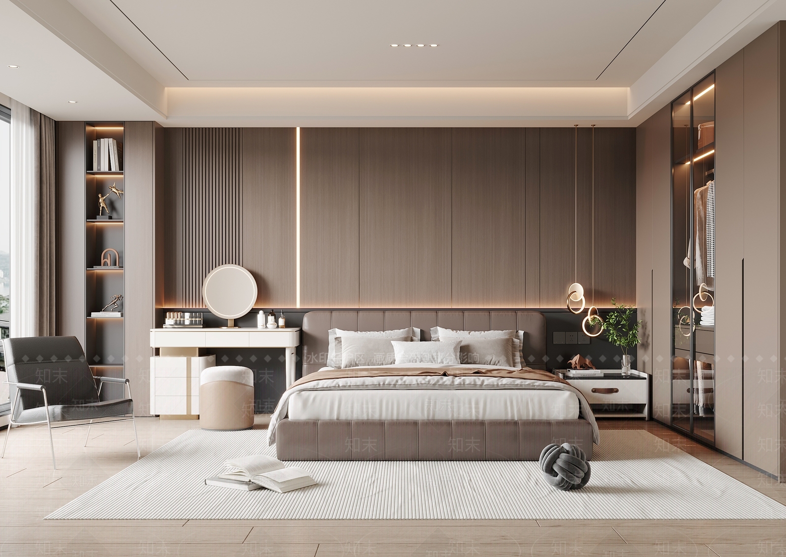 软包双人床双人床3D模型下载【ID:1227530540】