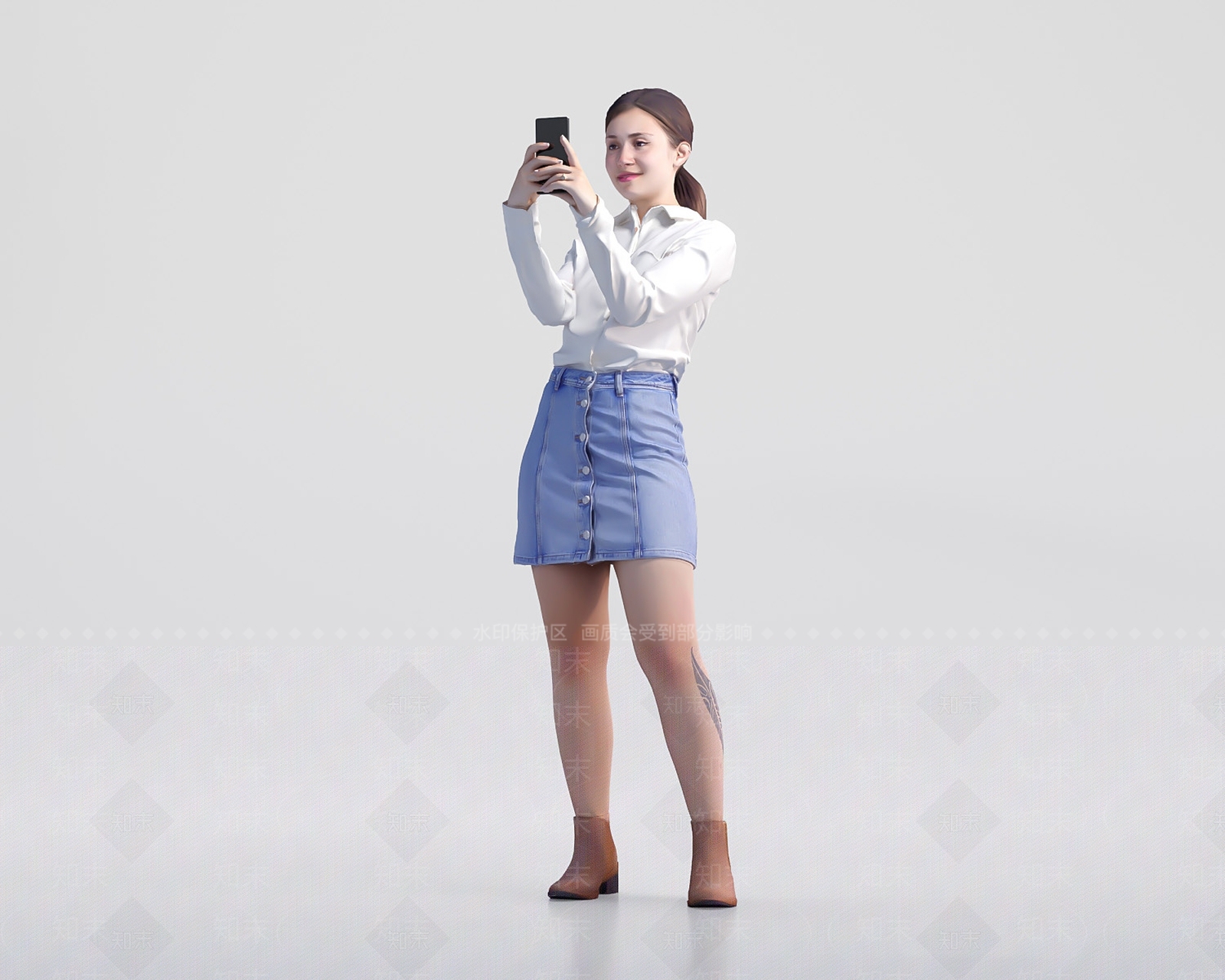 女人3D模型下载【ID:1168747821】