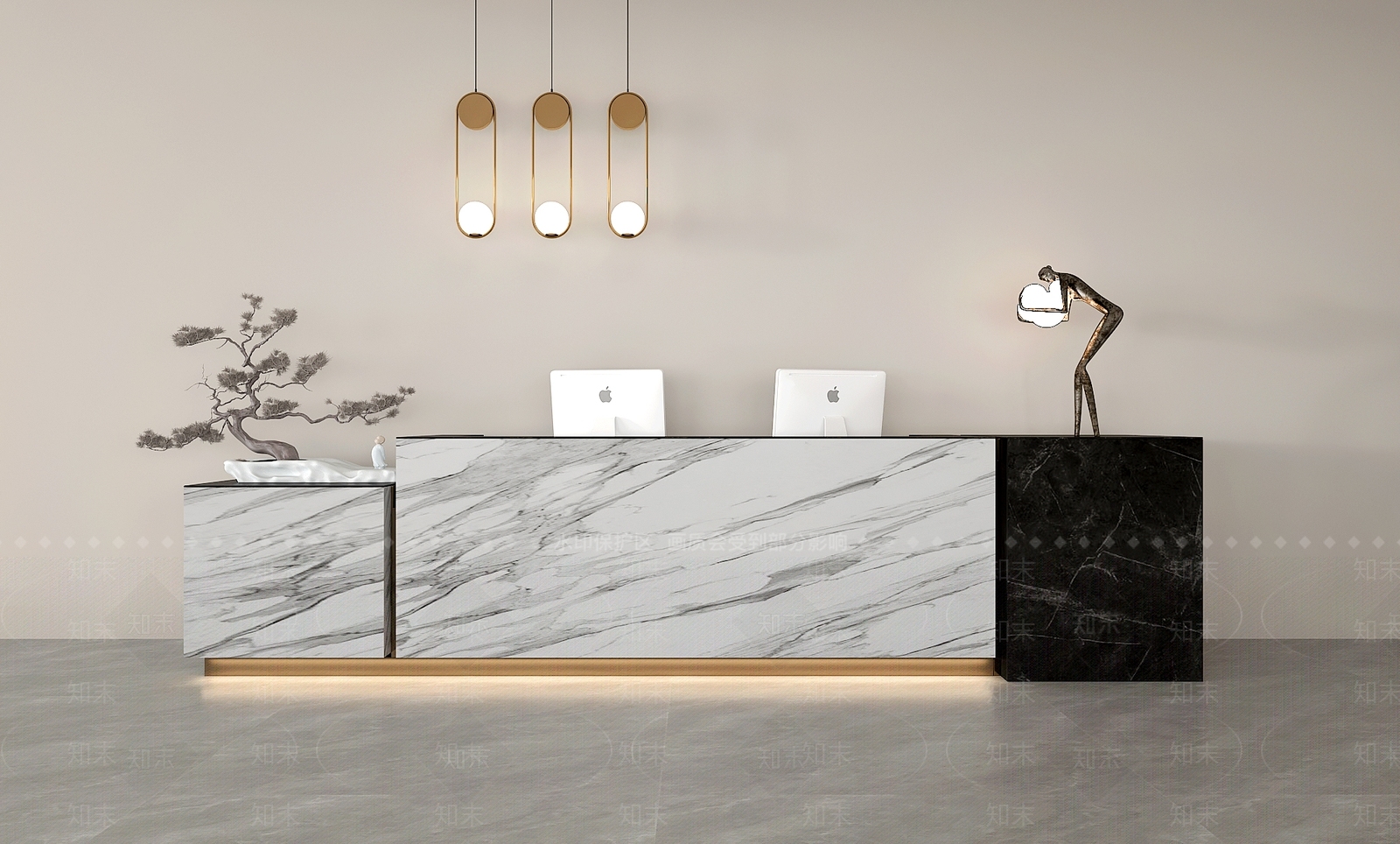 现代前台3D模型下载【ID:1168750907】
