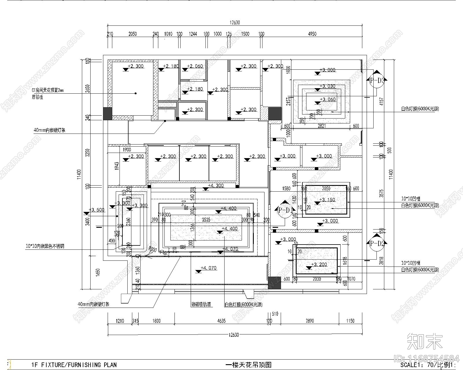 现代医院cad施工图下载【ID:1168754584】