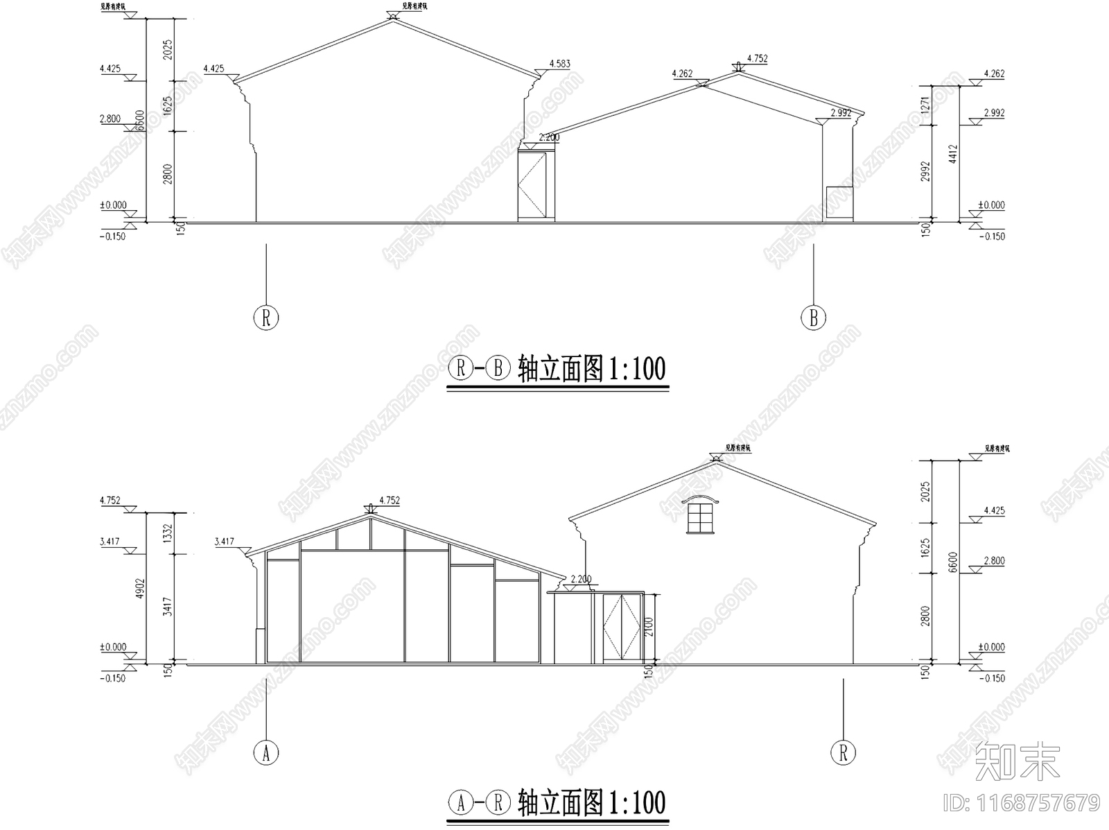 现代新中式其他文化建筑施工图下载【ID:1168757679】