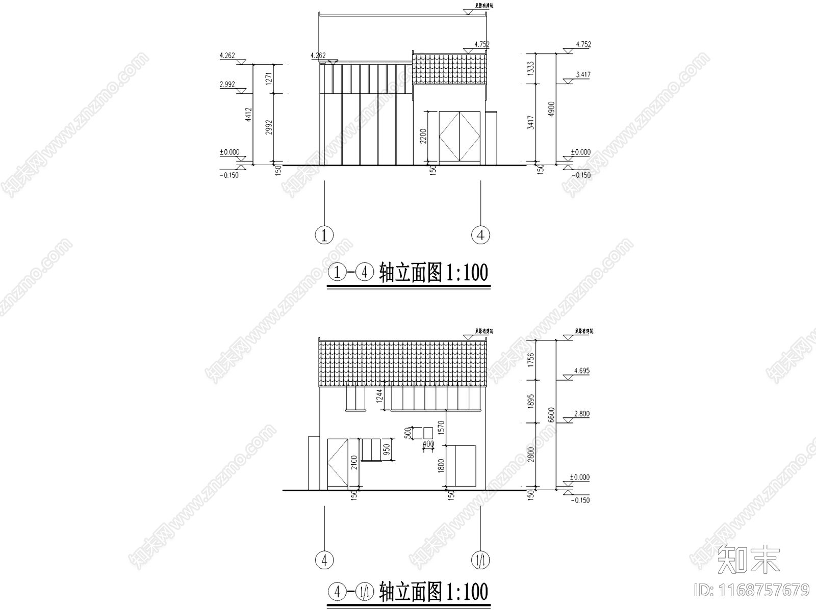 现代新中式其他文化建筑施工图下载【ID:1168757679】