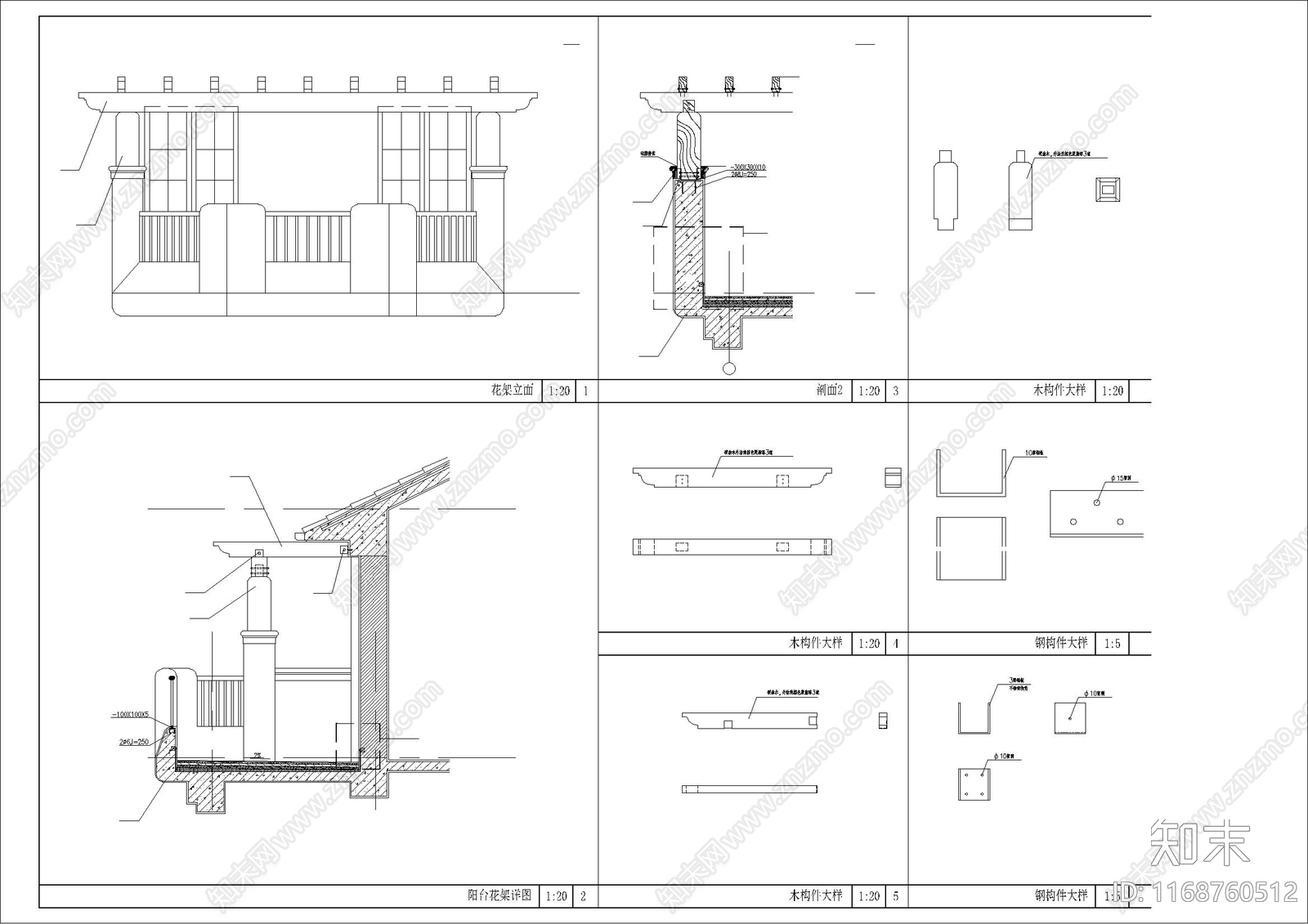 美式欧式别墅建筑cad施工图下载【ID:1168760512】