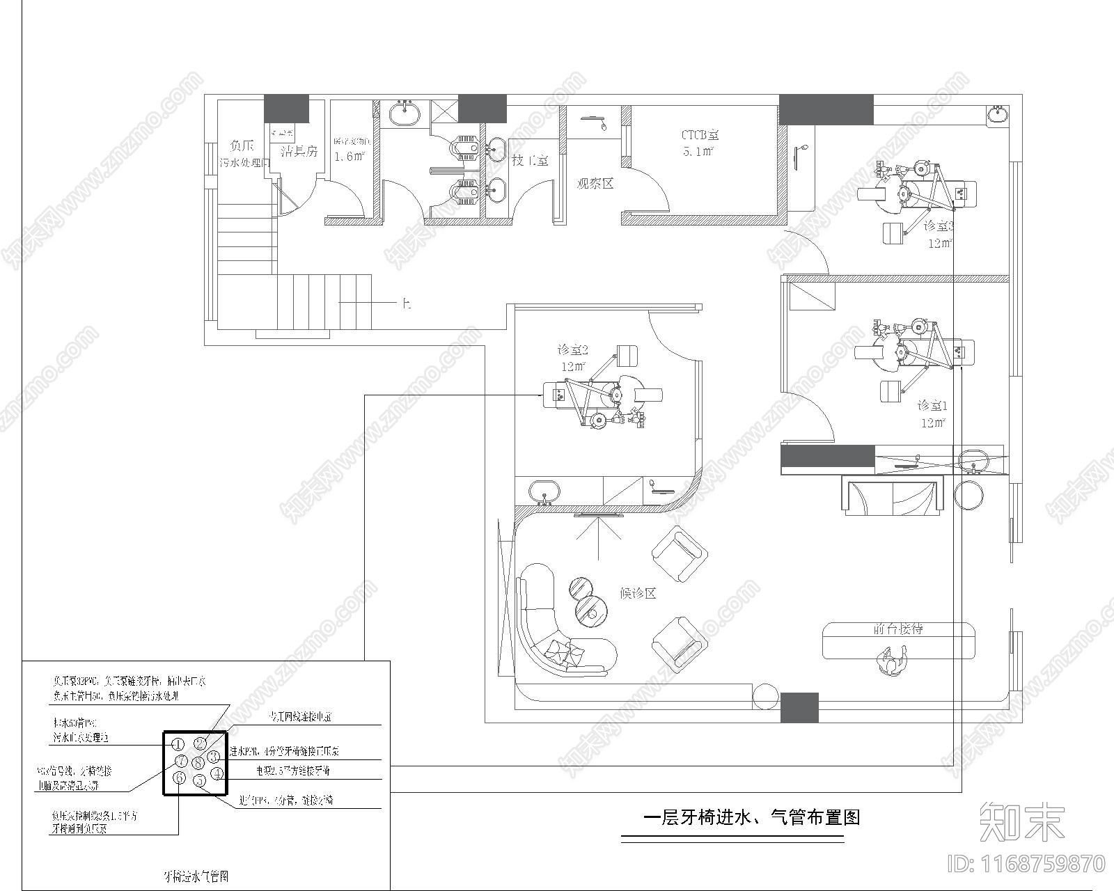 现代医院cad施工图下载【ID:1168759870】