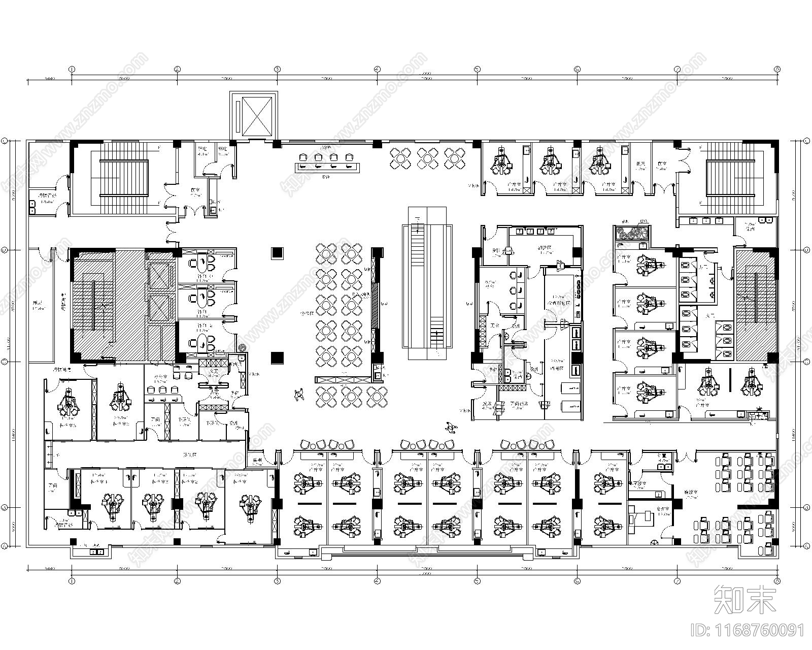 现代医院cad施工图下载【ID:1168760091】