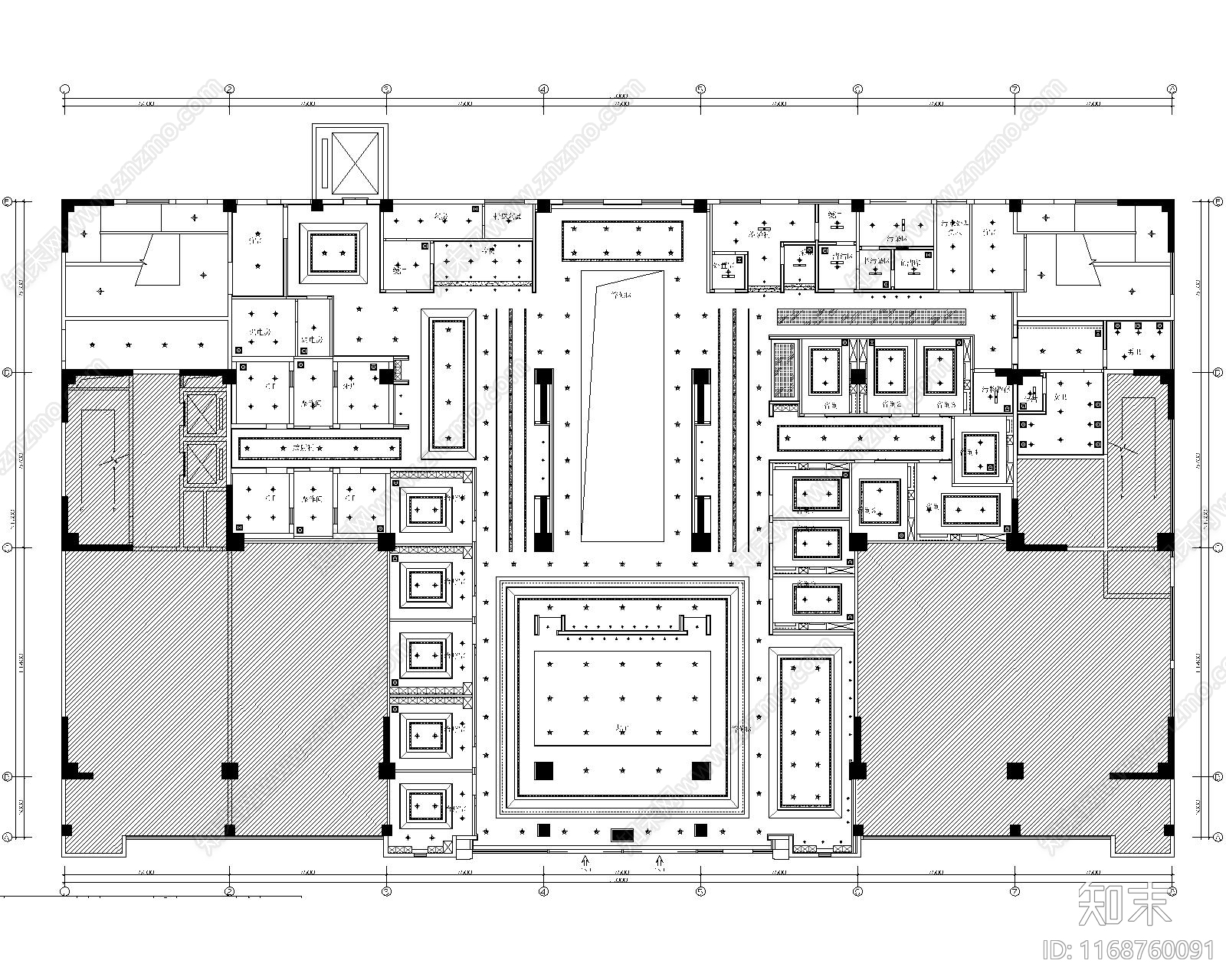 现代医院cad施工图下载【ID:1168760091】