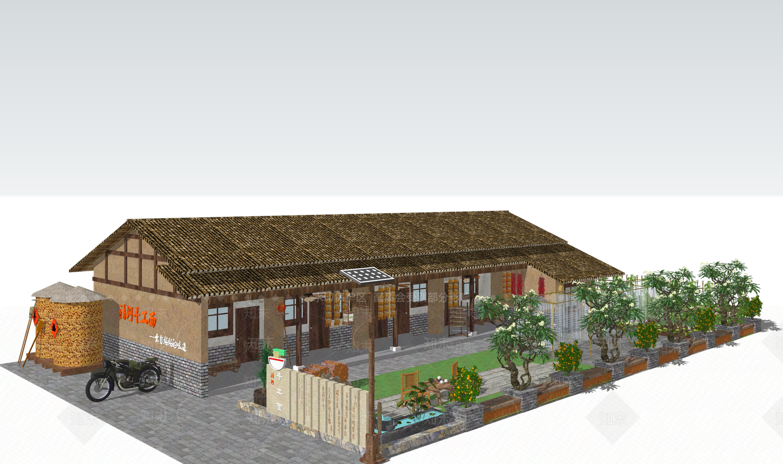 现代其他农业建筑SU模型下载【ID:1168763127】