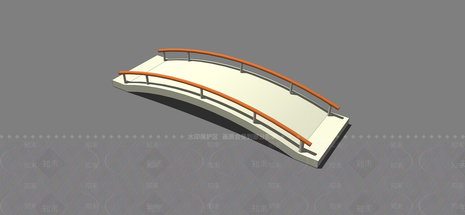 新中式景观桥SU模型下载【ID:1168793703】