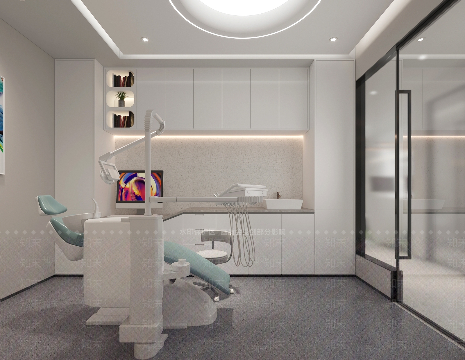 现代医院3D模型下载【ID:1168814457】