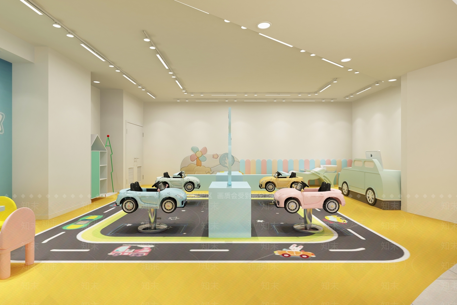 现代美发店3D模型下载【ID:1168814496】
