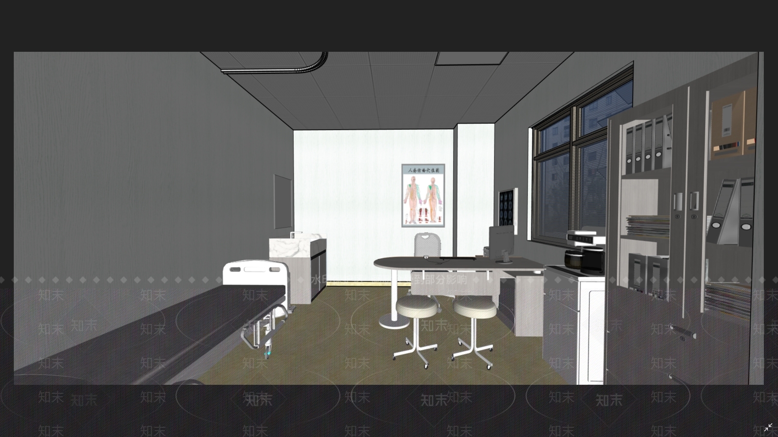 现代医院SU模型下载【ID:1168816273】