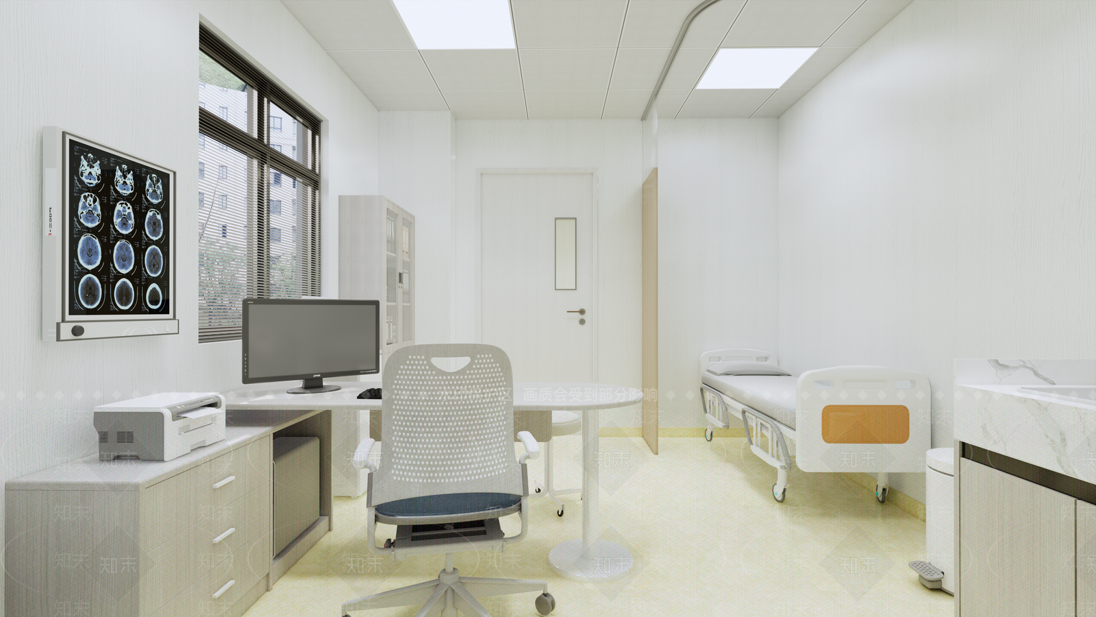 现代医院SU模型下载【ID:1168816273】