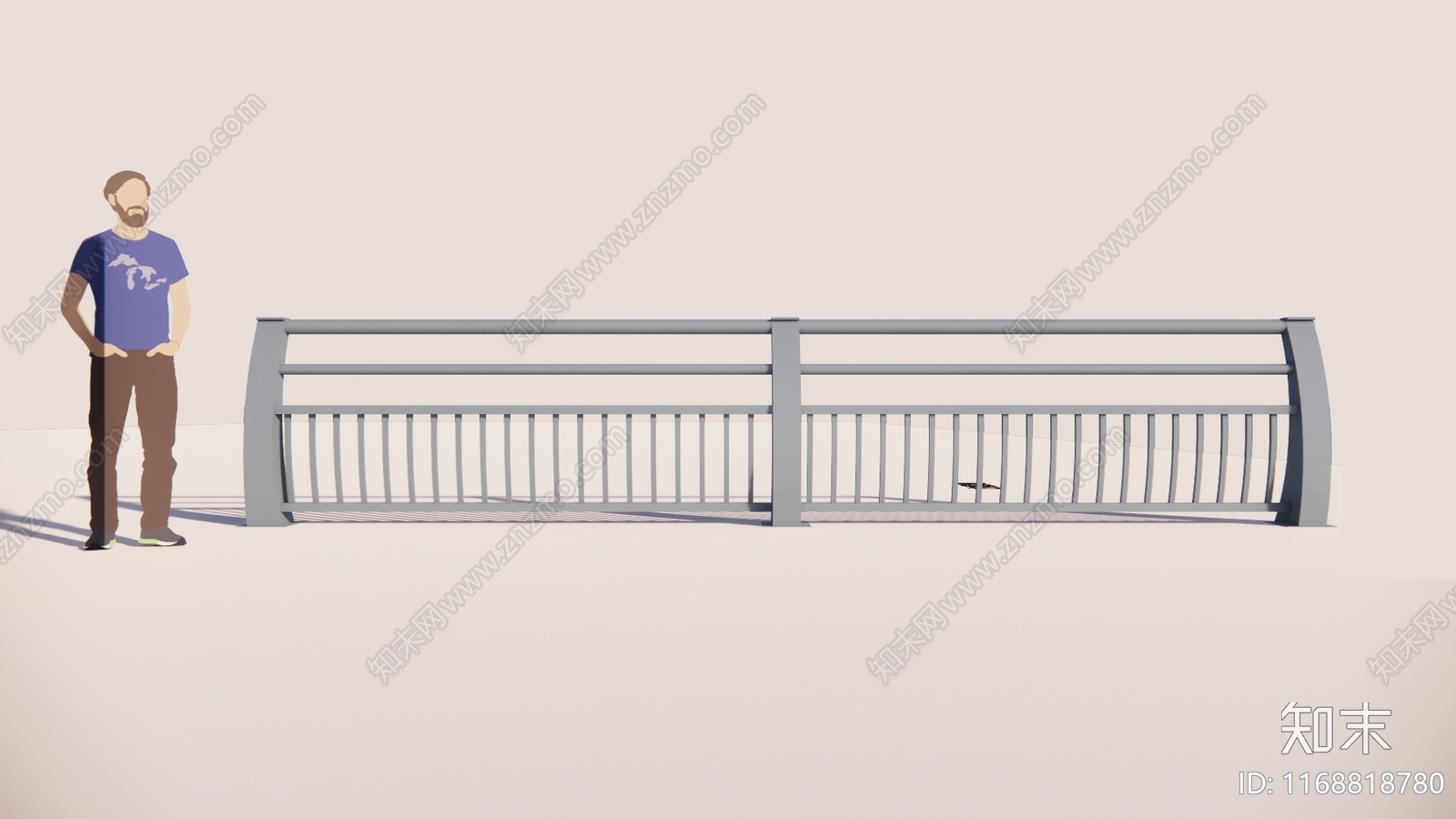 现代新中式围栏护栏SU模型下载【ID:1168818780】