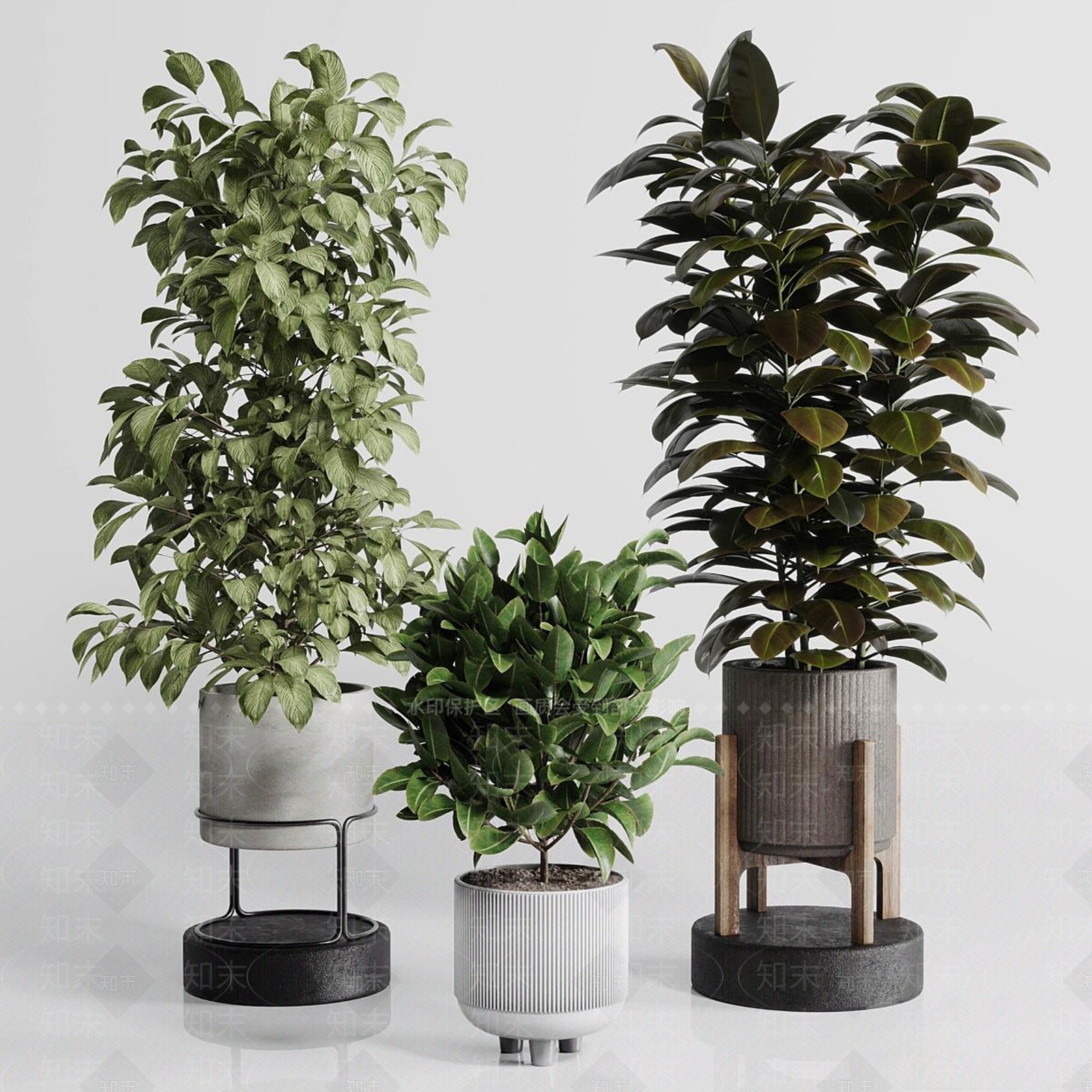盆栽3D模型下载【ID:1168821877】