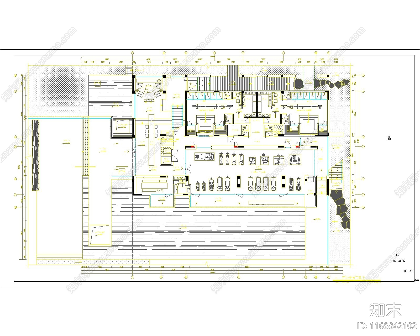 现代新中式其他建筑cad施工图下载【ID:1168842102】