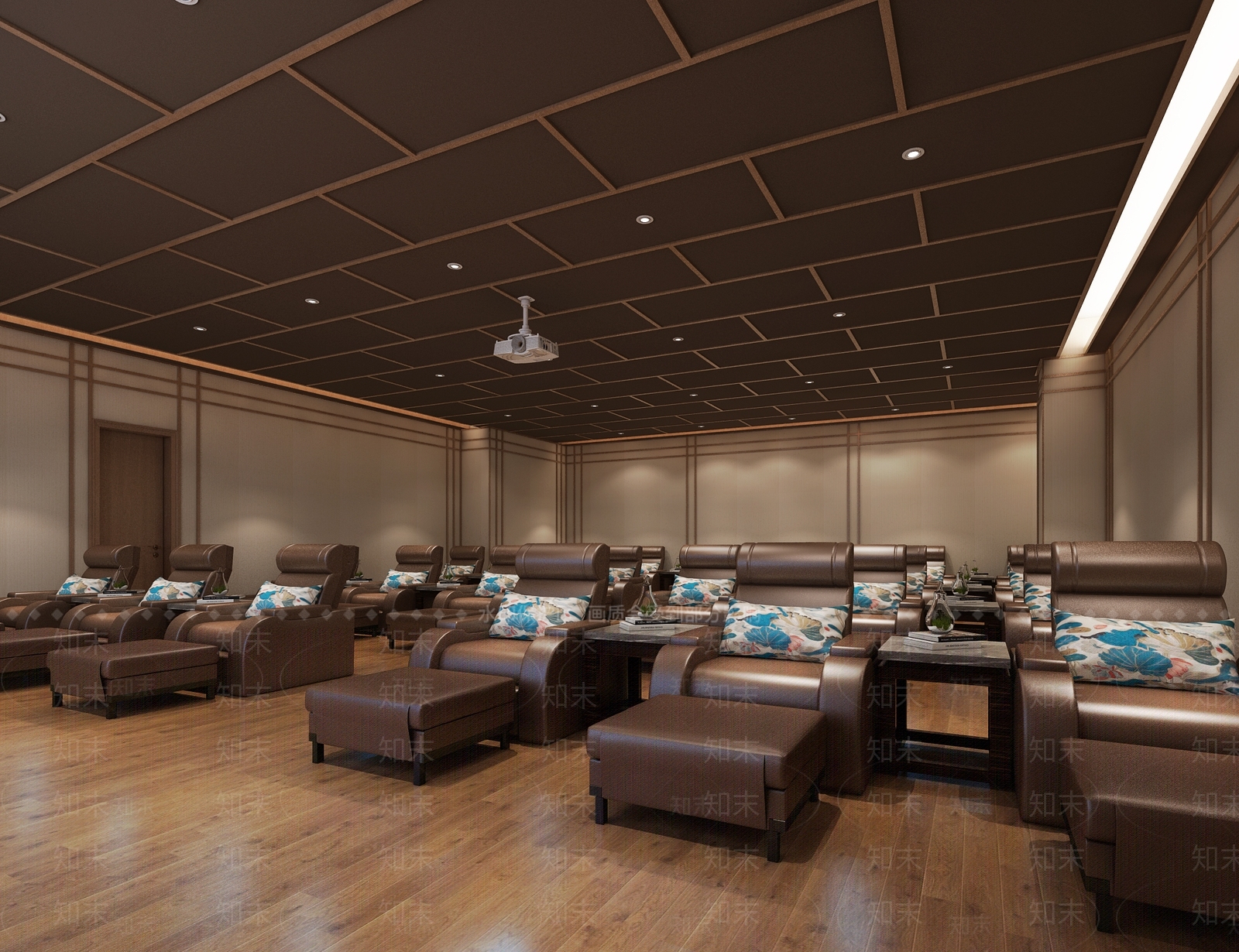 日式禅意足浴店3D模型下载【ID:1168848632】