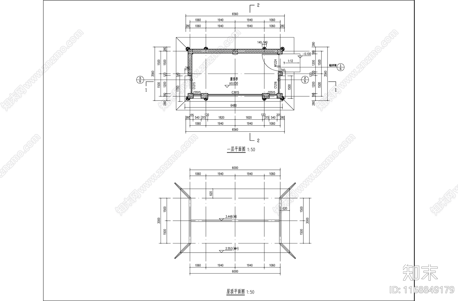 现代新中式公园景观cad施工图下载【ID:1168849179】