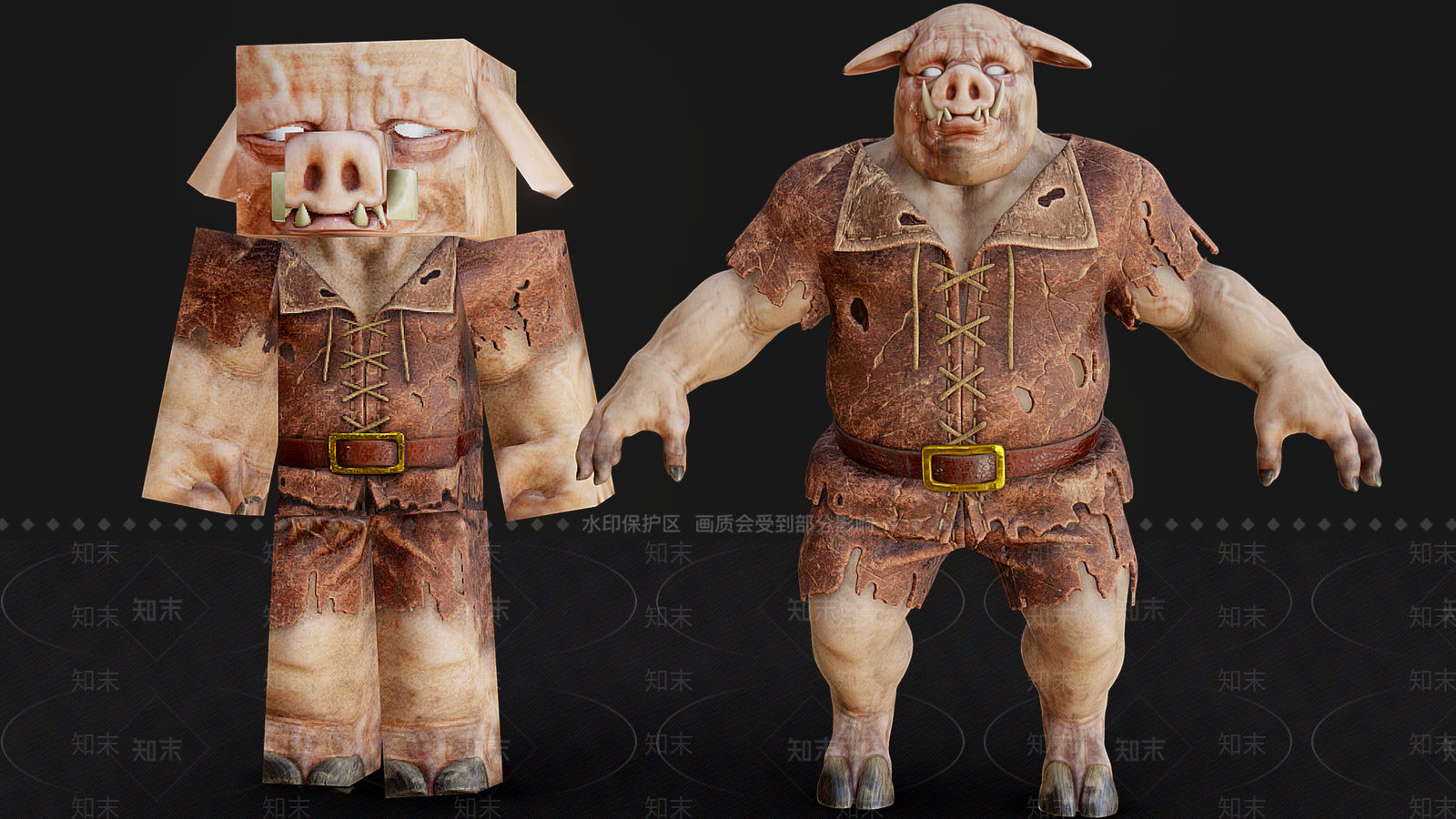 家禽类动物3D模型下载【ID:1168862579】