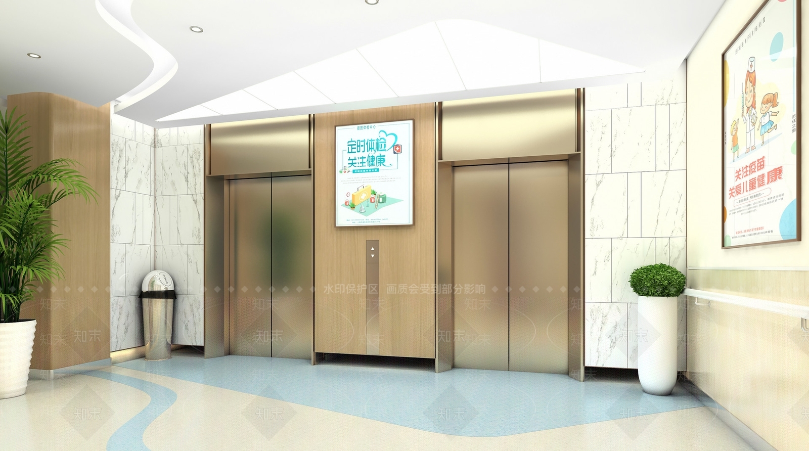现代医院3D模型下载【ID:1168863021】