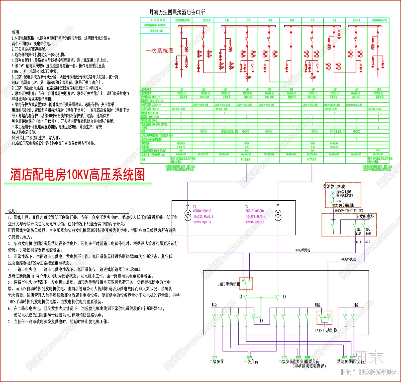 现代设计说明施工图下载【ID:1168863964】