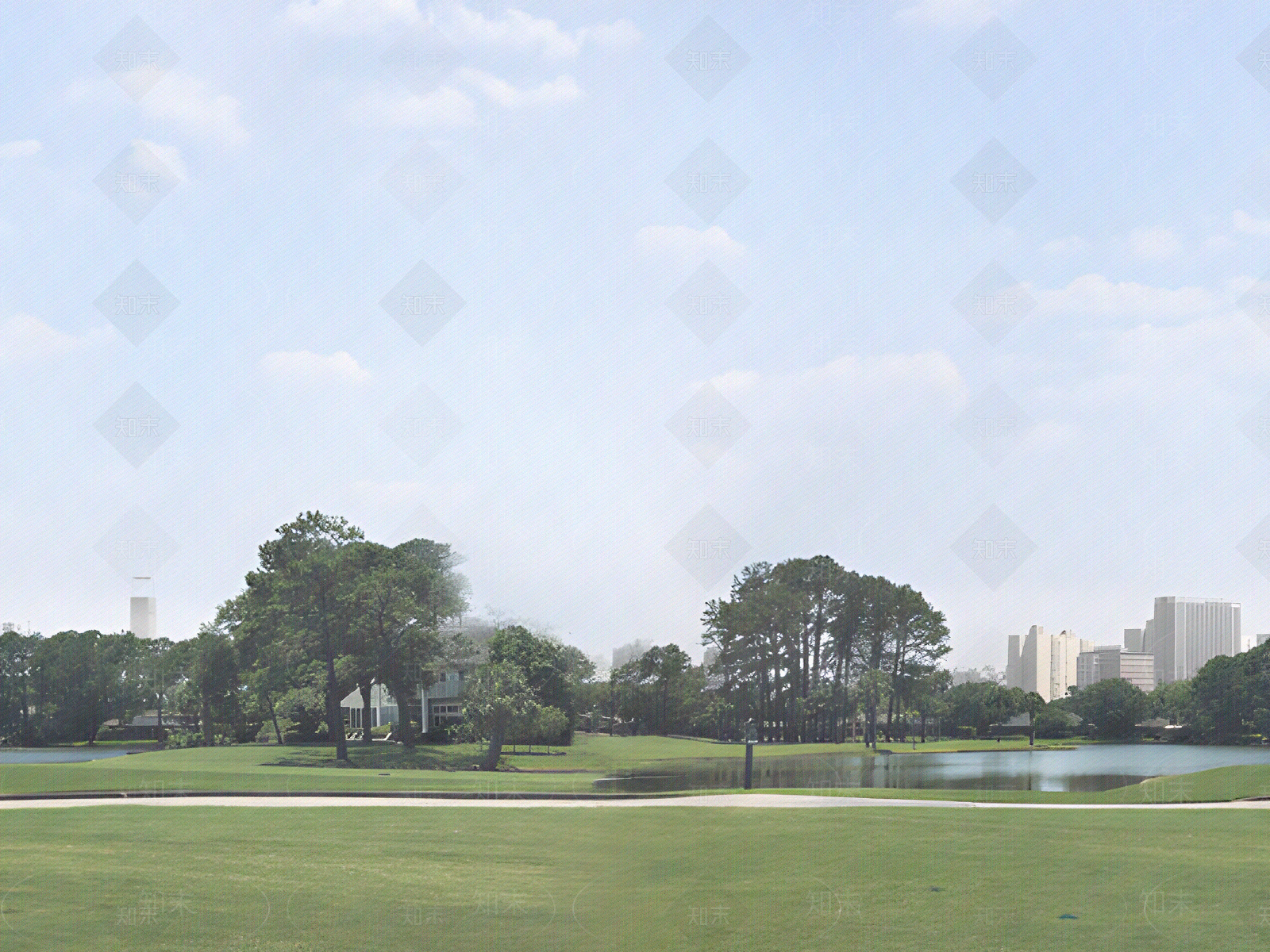 现代新中式小区外景贴图下载【ID:1168881153】