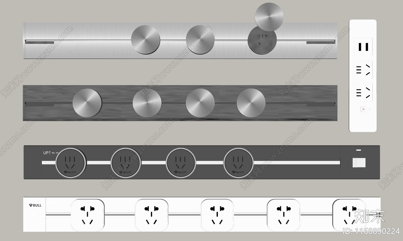 现代插座SU模型下载【ID:1168890224】
