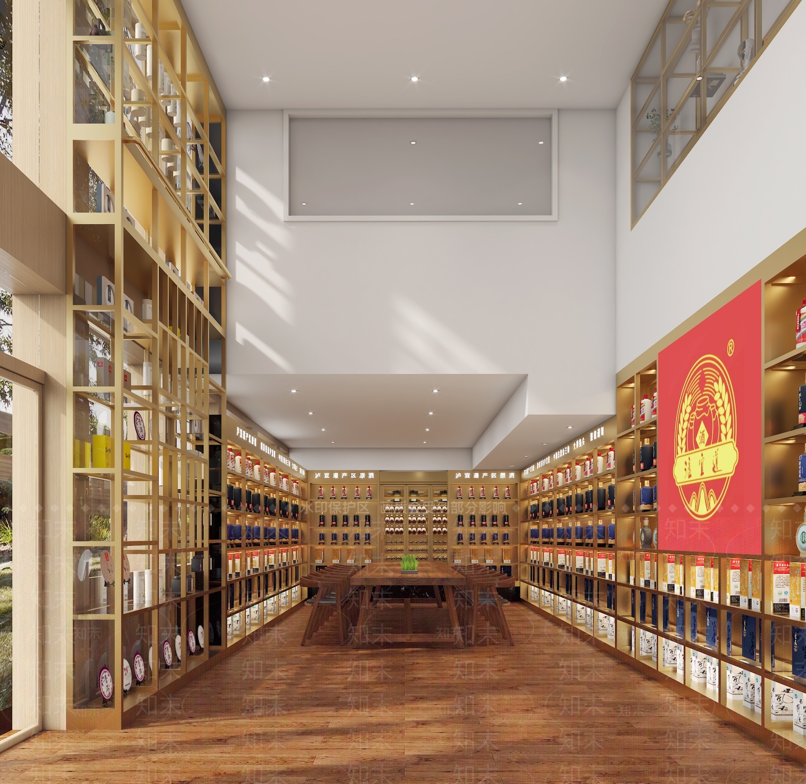 现代酒窖3D模型下载【ID:1168902850】