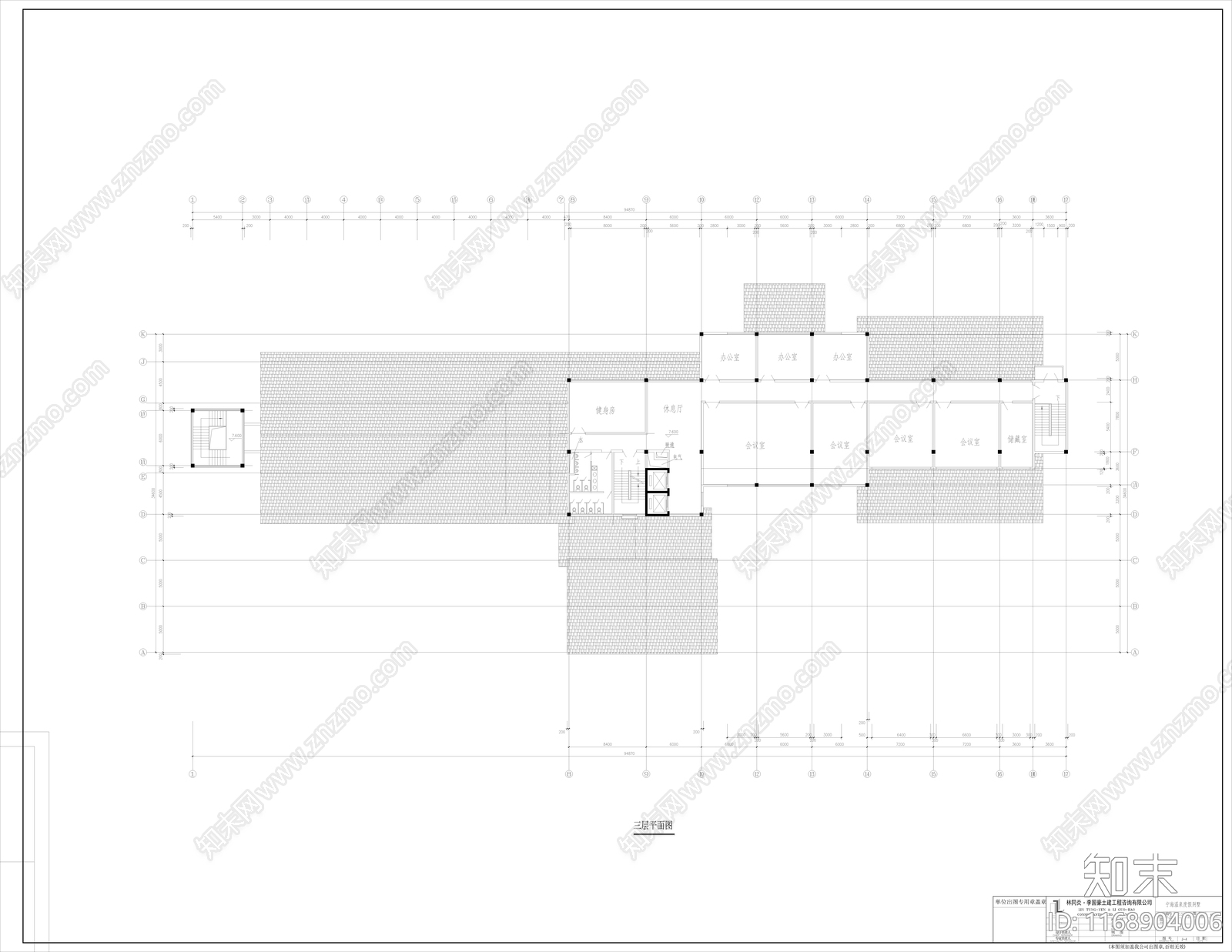 现代其他商业建筑cad施工图下载【ID:1168904006】