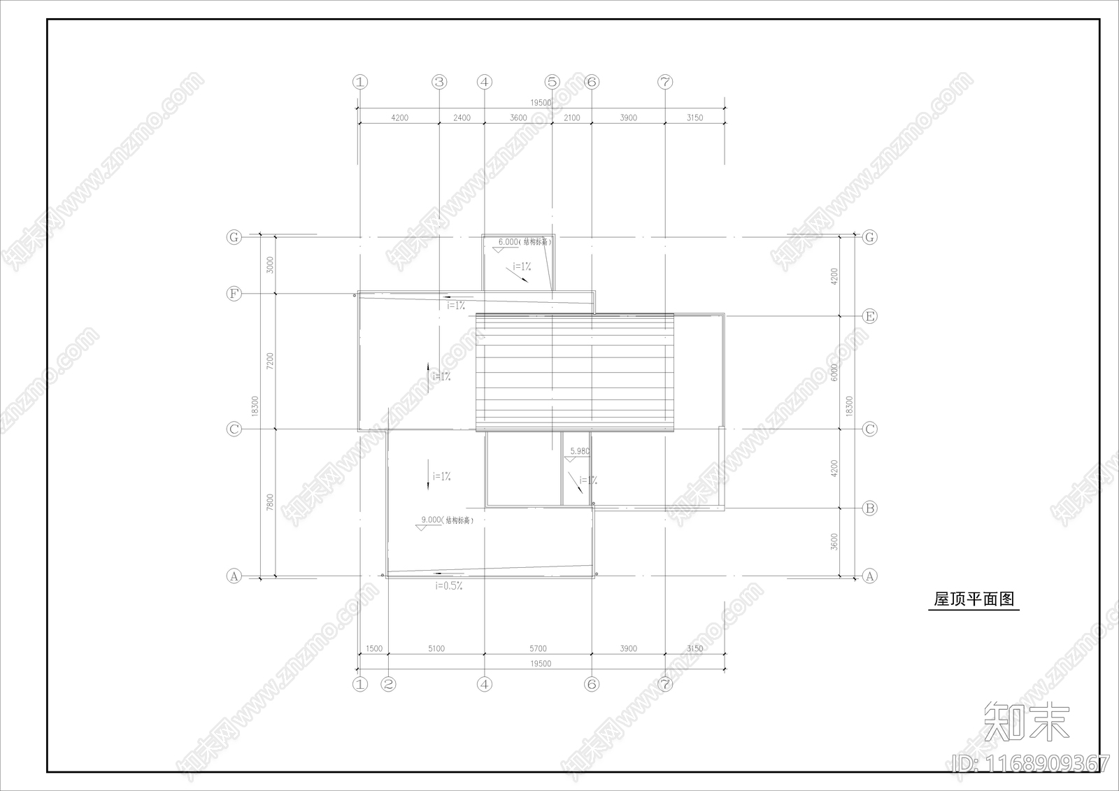 现代别墅建筑cad施工图下载【ID:1168909367】