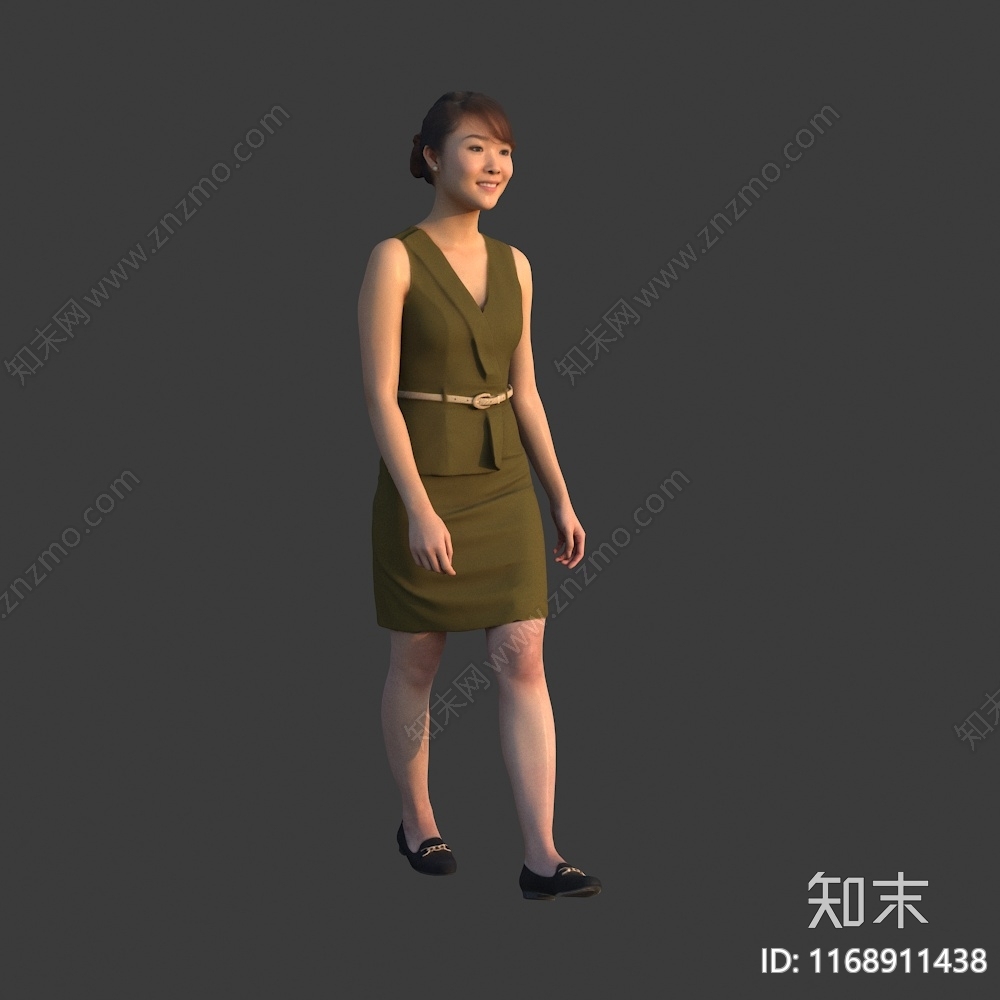 女人3D模型下载【ID:1168911438】