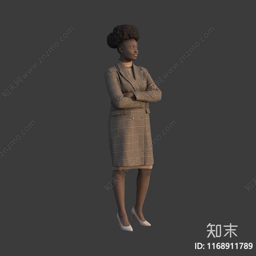 女人3D模型下载【ID:1168911789】