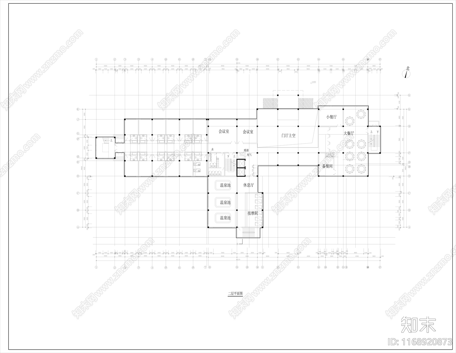 现代其他商业建筑cad施工图下载【ID:1168920873】